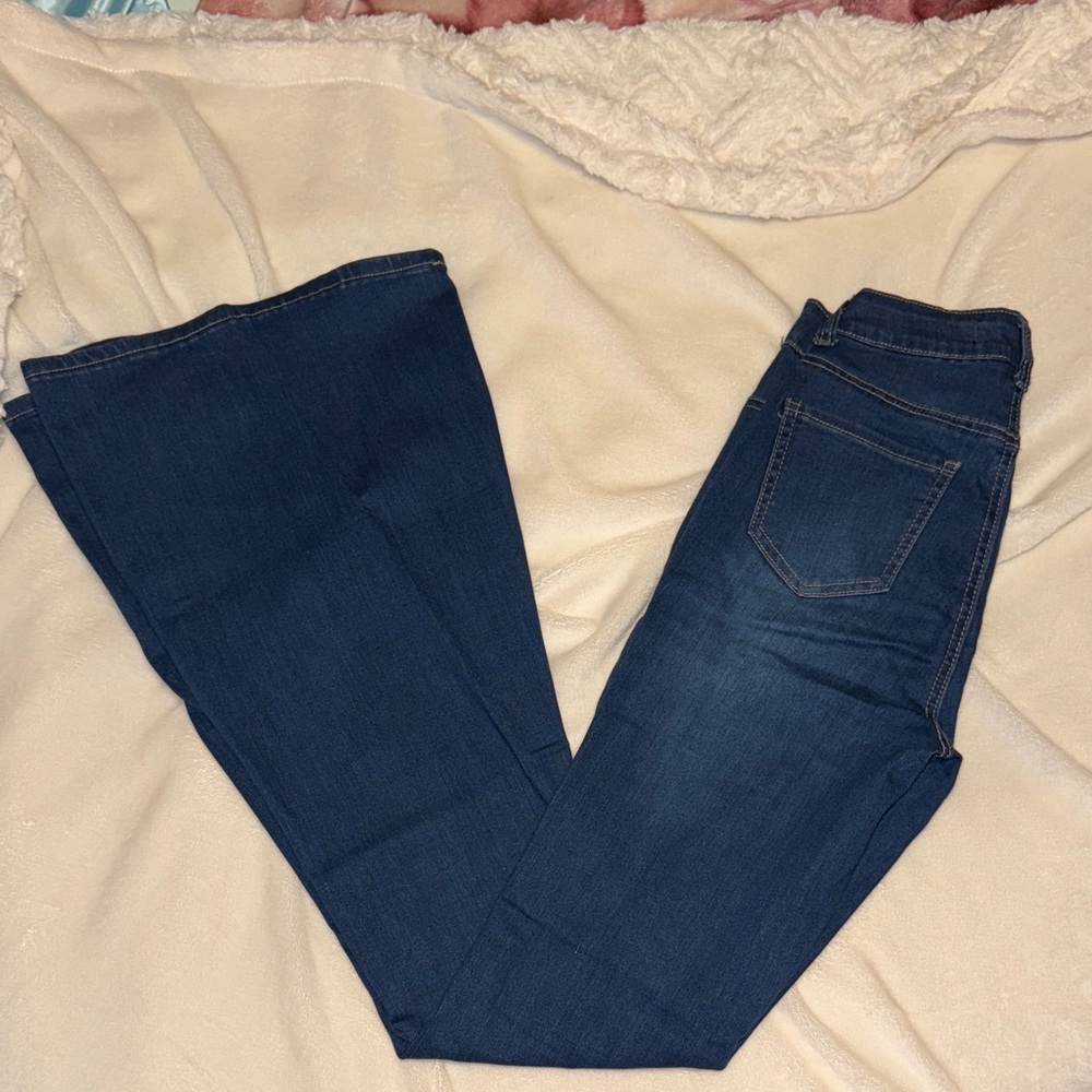 Stylish Dark Blue Women's Straight Leg Jeans/Jeggings
